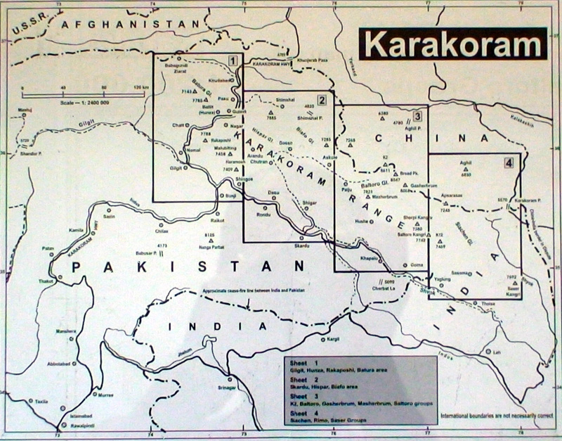 karakoram map