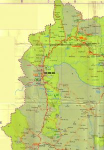 Northwest Left Side Thailand Ride Map