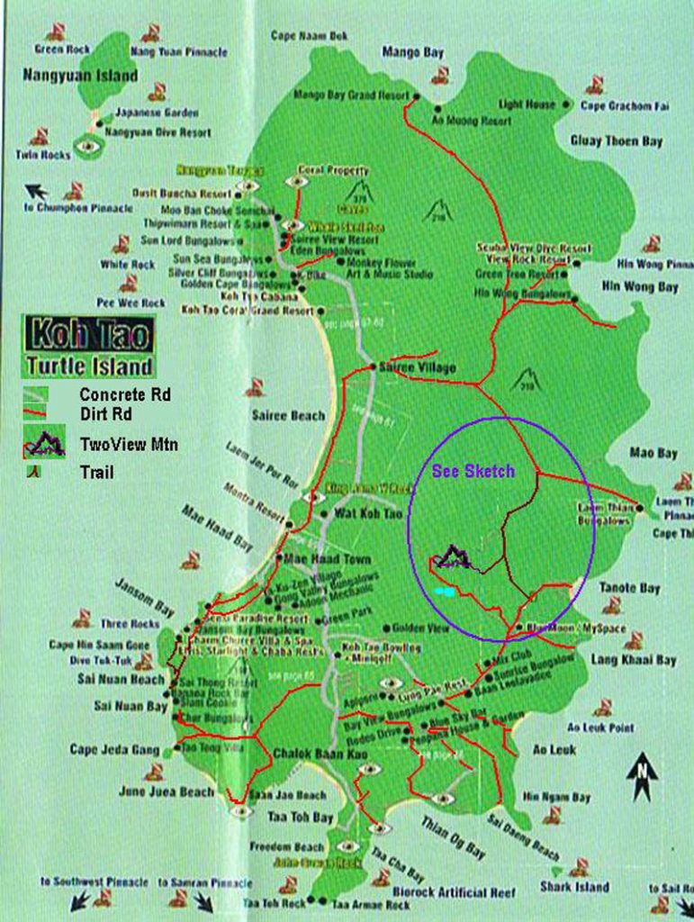 Koh Tao Maps And Facts Thailand Realworld Adventures   Kohtao Island 771x1024 