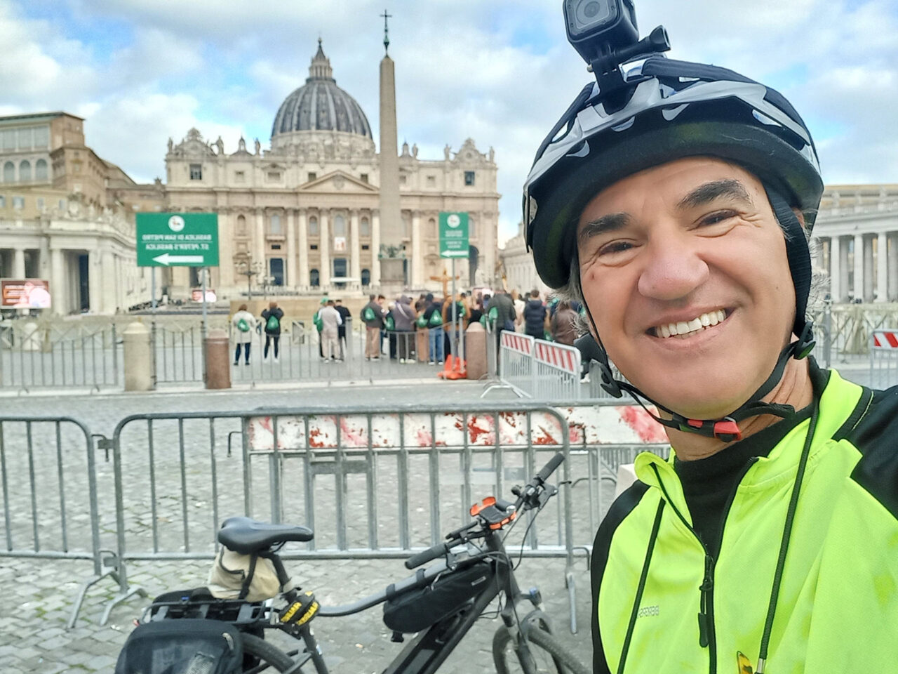Lessons of Bikepacking with an E-bike From Siena to Vatican City, Italy